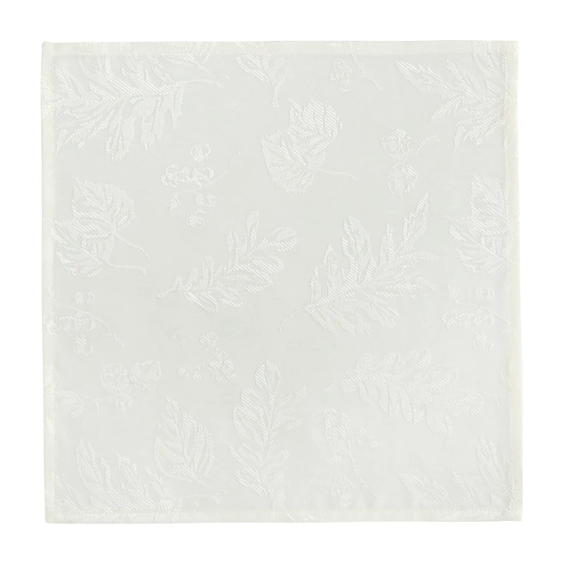 Threadmade Elegant Woven Leaves Set 8-pc. Napkins