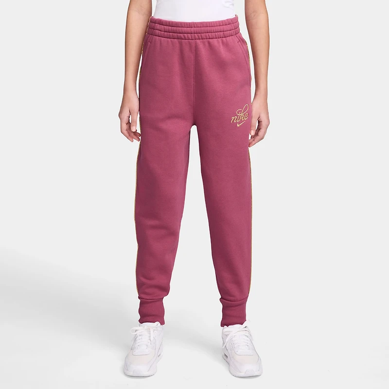 Nike Club Big Kid Girls Cuffed Regular Fit Fleece Jogger Pant