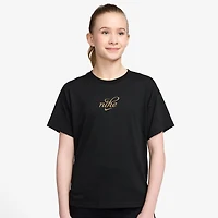 Nike Big Kid Girls Crew Neck Short Sleeve Regular Fit Graphic T-Shirt