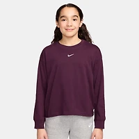 Nike Big Kid Girls Crew Neck Long Sleeve Active T-Shirt