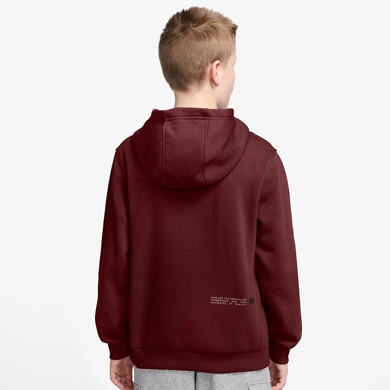 Nike Club Big Kid Unisex Long Sleeve Fleece Active Hoodie