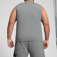 PUMA Mens Crew Neck Sleeveless Active Big and Tall Tank Top