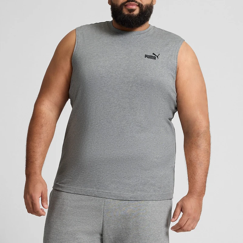 PUMA Mens Crew Neck Sleeveless Active Big and Tall Tank Top