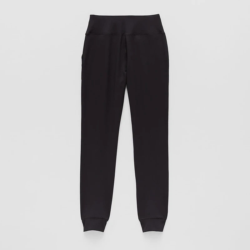 Xersion Performance Little & Big Kid Girls Stretch Fabric Cuffed Mid Rise Regular Fit Jogger Pant