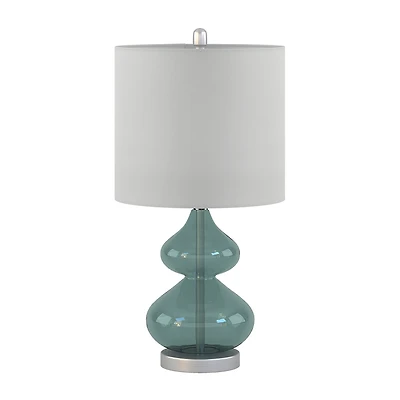 510 Design Ellipse Set of 2 Curved Glass Table Lamps