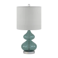 510 Design Ellipse Set of 2 Curved Glass Table Lamps