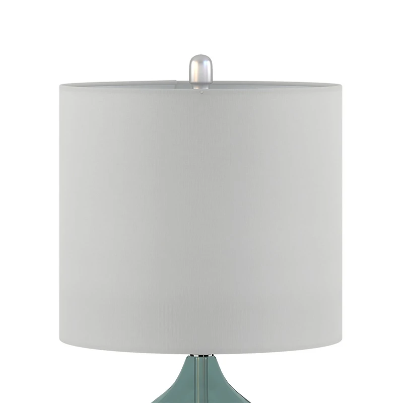 510 Design Ellipse Set of 2 Curved Glass Table Lamps