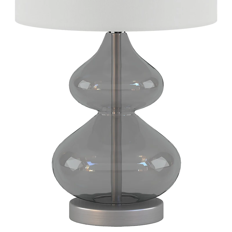 510 Design Ellipse Set of 2 Curved Glass Table Lamps