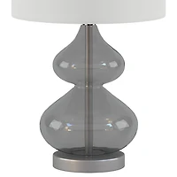 510 Design Ellipse Set of 2 Curved Glass Table Lamps