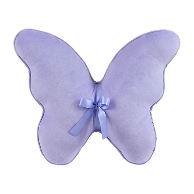 INK+IVY Kids Purple Butterfly Throw Pillow
