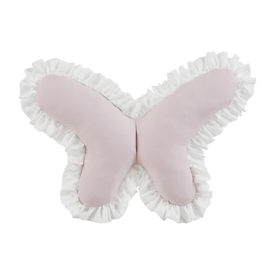 INK+IVY Kids Ruffled Butterfly Throw Pillow
