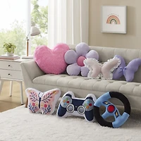 INK+IVY Kids Ruffled Butterfly Throw Pillow
