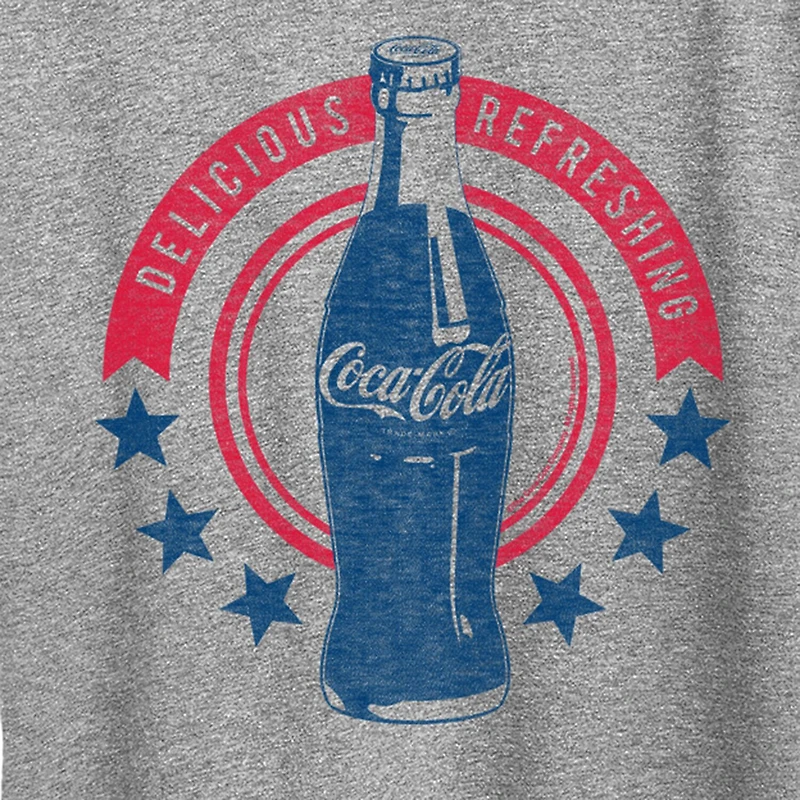 Cola Stars Delicious Refreshing Womens Crew Neck Short Sleeve Classic Fit Graphic T-Shirt