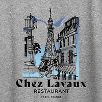 Chez Lavaux Womens Crew Neck Short Sleeve Classic Fit Graphic T-Shirt