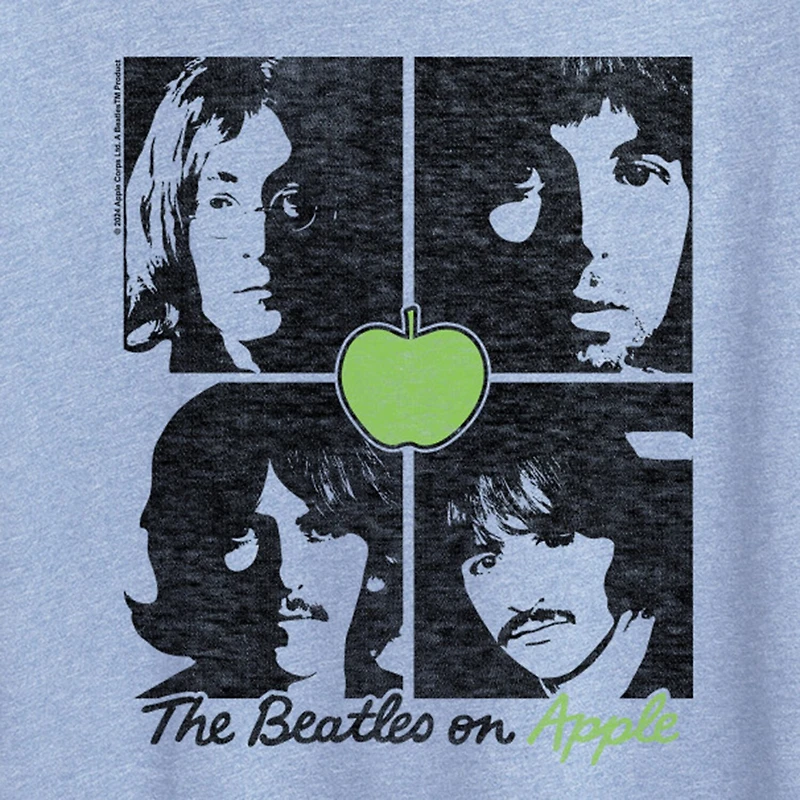 January 2025 Beatles Grid Womens Crew Neck Short Sleeve Classic Fit The Graphic T-Shirt