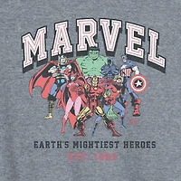 Marvel College Tonal Womens Crew Neck Sleeveless Tank Top