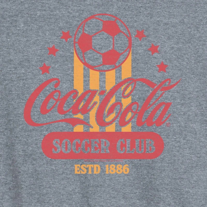 Coca Cola Soccer Club Womens Scoop Neck Sleeveless Tank Top