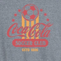 Coca Cola Soccer Club Womens Scoop Neck Sleeveless Tank Top