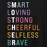 Mother Anagram Womens Crew Neck Short Sleeve Classic Fit Graphic T-Shirt