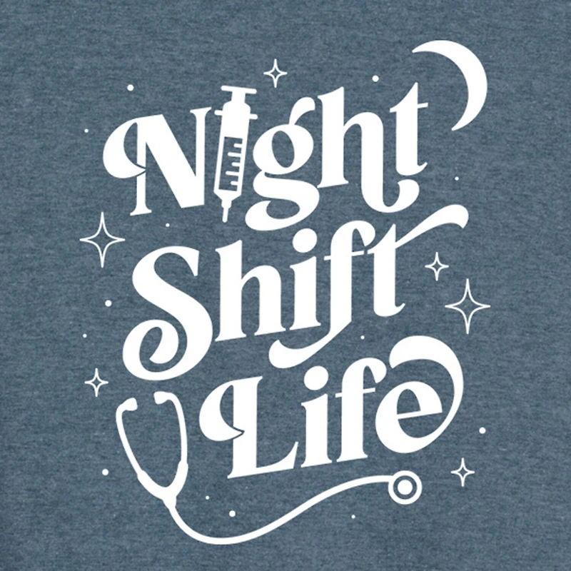 Night Shift Life Womens Scoop Neck Sleeveless Tank Top