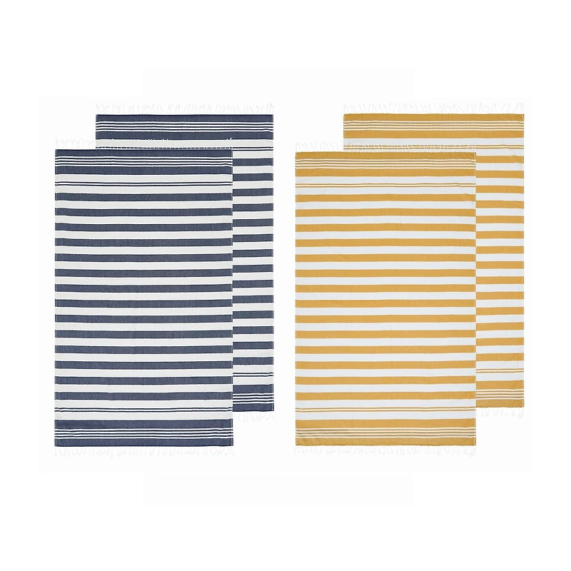 Oceanfront Resort Salty Stripe Turkish Sand Free 4-pc. Beach Towel