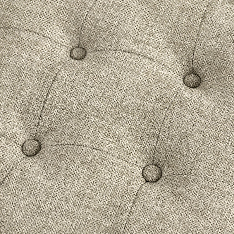 Martha Stewart Clara Tufted Upholstered Ottoman