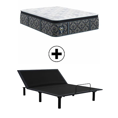 The Serta Perfect Sleeper Autumndale 14.5" Firm Pillow Top - Mattress + Adjustable Base