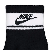 Nike Everyday Elevated Unisex Adult 3 Pair Quarter Ankle Socks