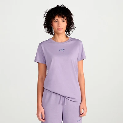 PUMA Womens Crew Neck Short Sleeve Active T-Shirt