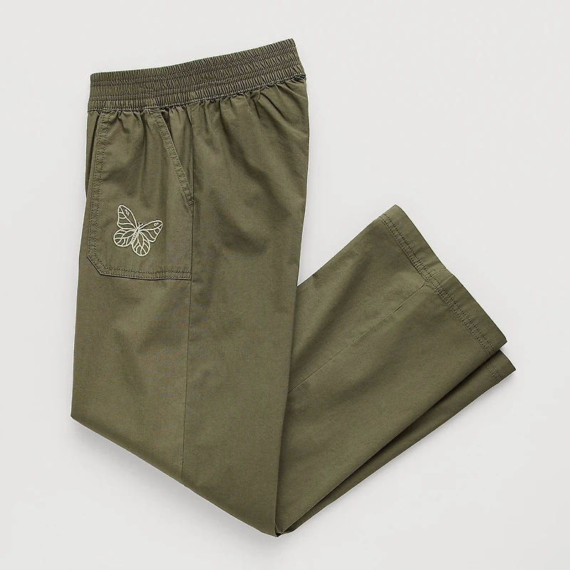 Thereabouts Little & Big Kid Girls Adaptive Seated Wear Mid Rise Straight Regular Fit Pull-On Pant