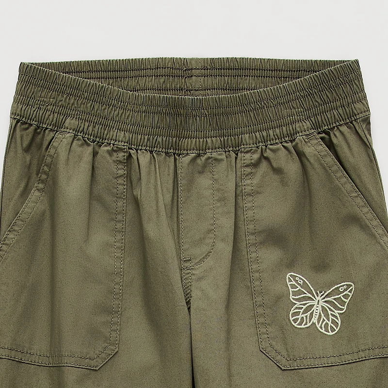 Thereabouts Little & Big Kid Girls Adaptive Seated Wear Mid Rise Straight Regular Fit Pull-On Pant