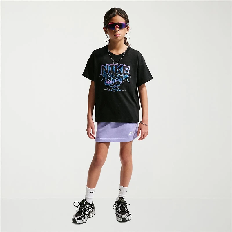 Nike Big Kid Unisex Crew Neck Short Sleeve Regular Fit Graphic T-Shirt