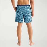 Free Country Mens 7" Camouflage Swim Trunks