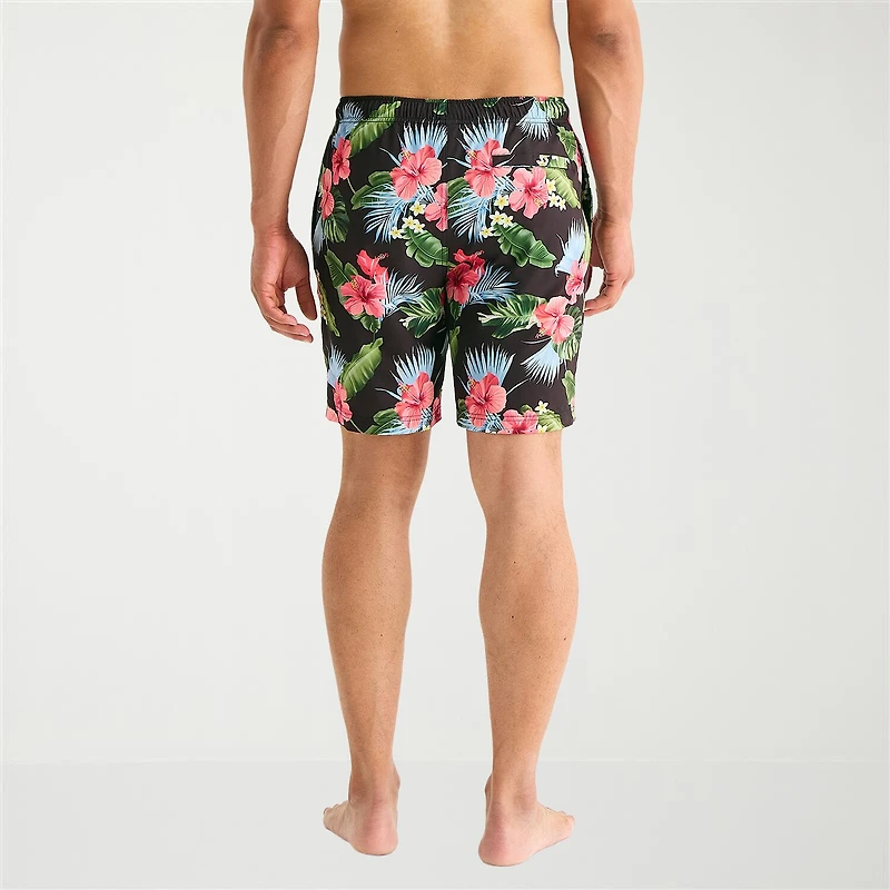 Free Country Mens 7" Camouflage Swim Trunks