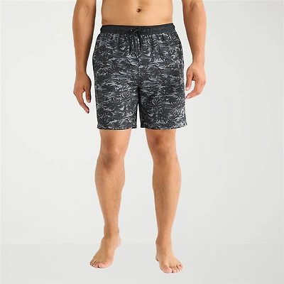 Free Country Mens 7" Camouflage Swim Trunks