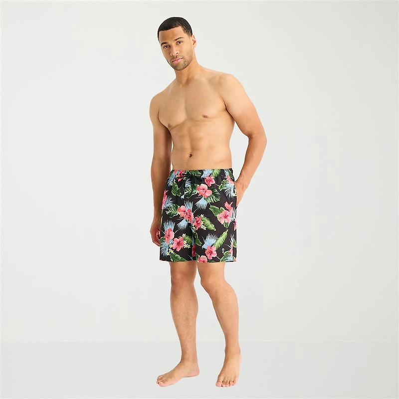Free Country Mens 7" Camouflage Swim Trunks