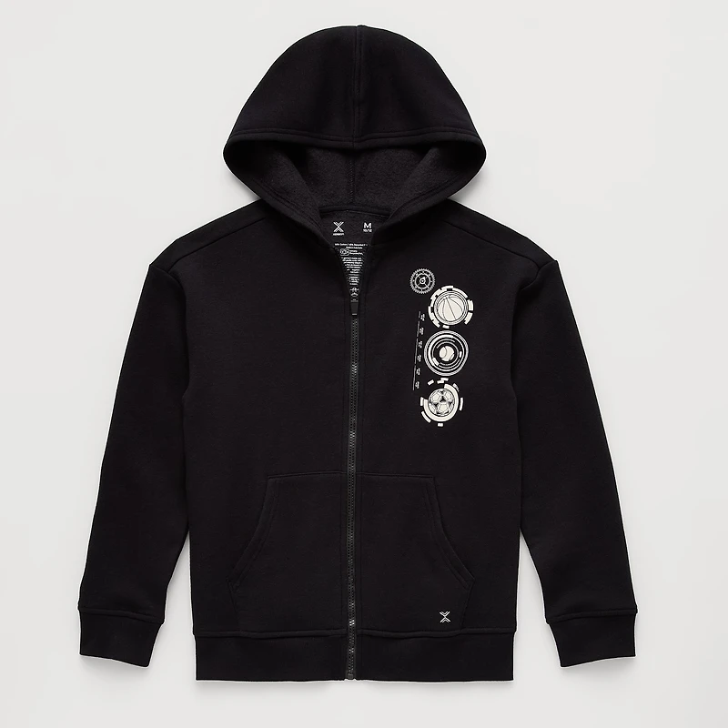 Xersion Little & Big Kid Boys Long Sleeve Zipper Active Hoodie