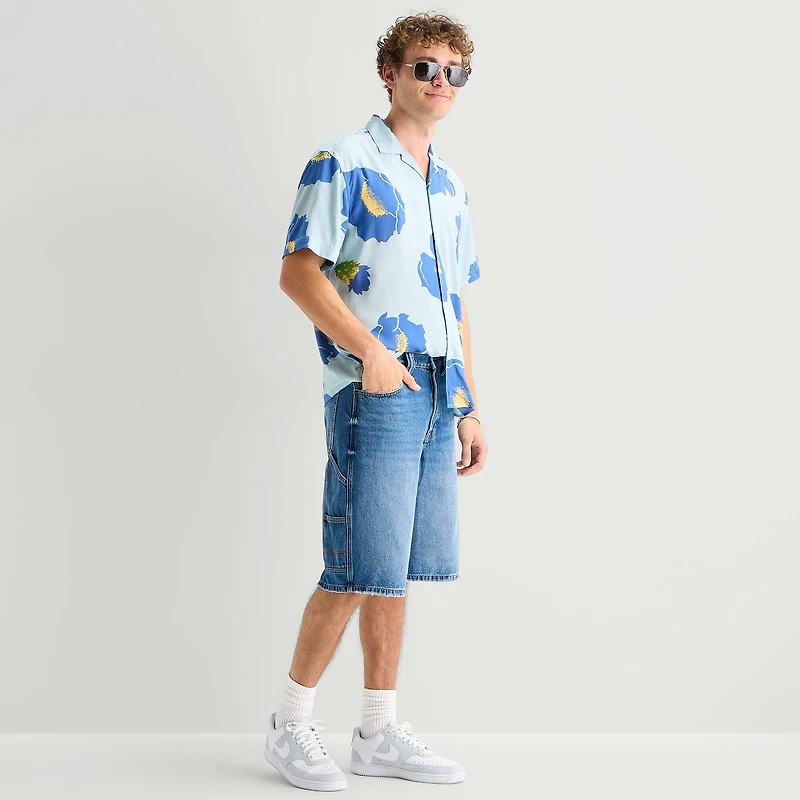 Arizona Baggy Fit Mens 12" Denim Short