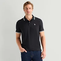 U.S. Polo Assn. Performance Interlock Mens Classic Fit Short Sleeve Shirt