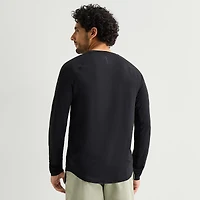 Xersion Mens Crew Neck Long Sleeve Quick Dry T-Shirt