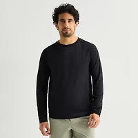 Xersion Mens Crew Neck Long Sleeve Quick Dry T-Shirt