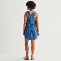 Arizona Womens Juniors Sleeveless Sundress