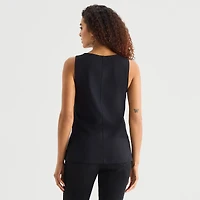 a.n.a Womens Round Neck Sleeveless Tank Top