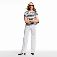 Liz Claiborne Womens Tall Crew Neck Short Sleeve T-Shirt