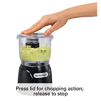 Hamilton Beach® Stack & Press 3 Cups Food Processor