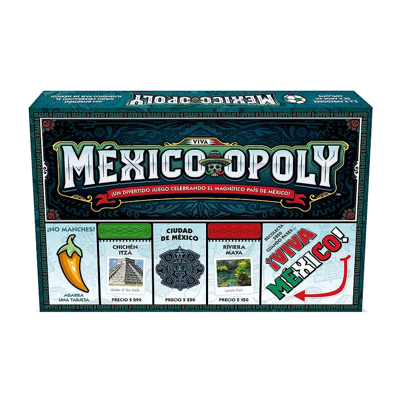 Late For The Sky Mexico-Opoly: Spanish Board Game Board Game