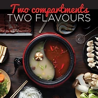 THE ROCK by Starfrit Dual-Sided 3.2-qt. Electric Hot Pot