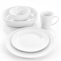 Elama Carey 18-pc. Porcelain Dinnerware Set