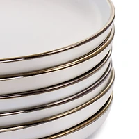 Elama Arthur 6-pc. Stoneware Dinner Plate Set