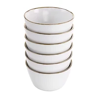Elama Arthur 6-pc. Stoneware Dinnerware Set